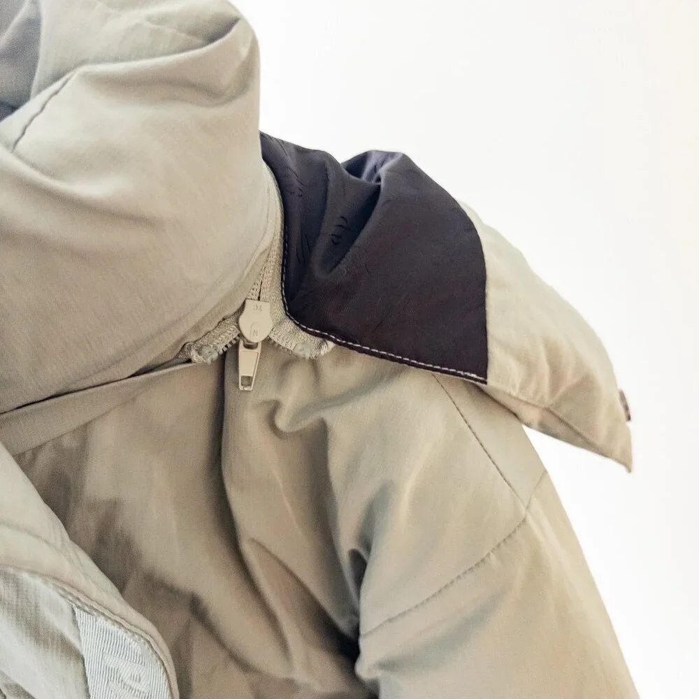 Daily Paper Joel Puffer Jacket Hooded Coat Iceberg Green (Never Worn) S
